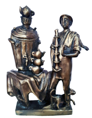 .Chaikhana keeper by Zakir Ahmedov, Sculpture for Sale on Select