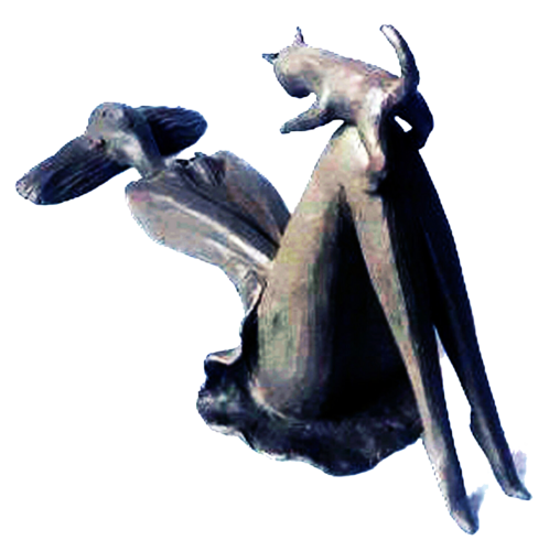 Naughty cat by Zakir Ahmedov, Sculpture for Sale on Select