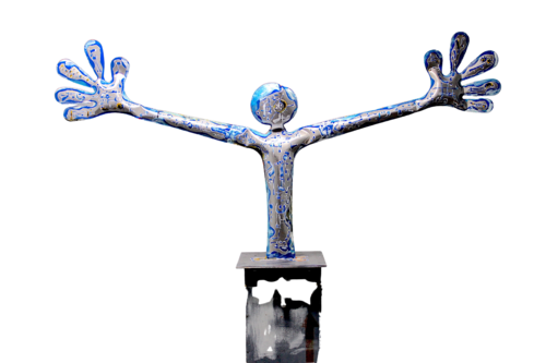 ABRAZO by Santi Flores, Sculpture for Sale on Select