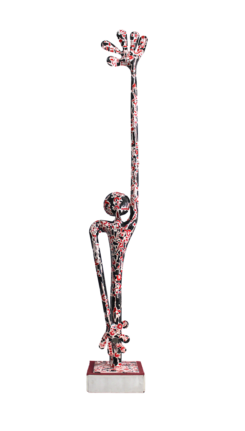 REB,BLACK Santi Flores Sculpture for sale