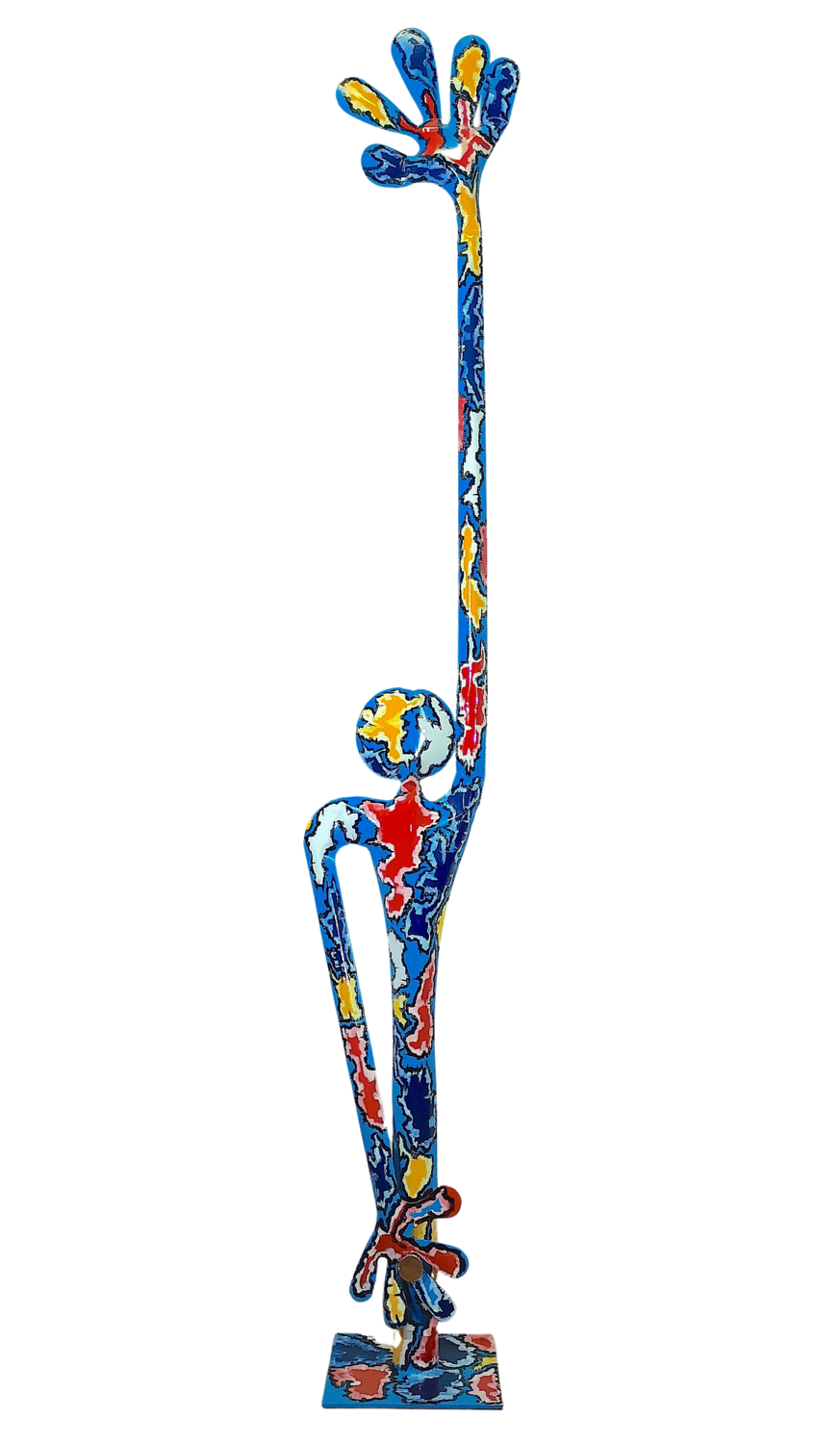 BLUE Santi Flores Sculpture for sale