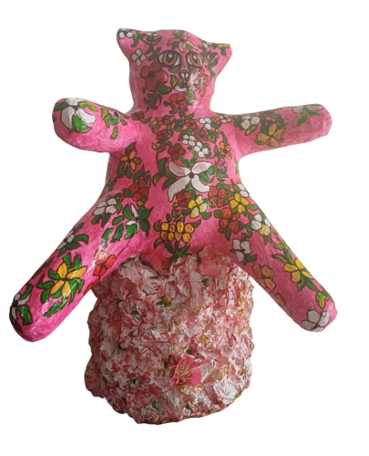ROSE THE PUSSY CAT by Christiane Guerry, Sculpture for Sale on Select