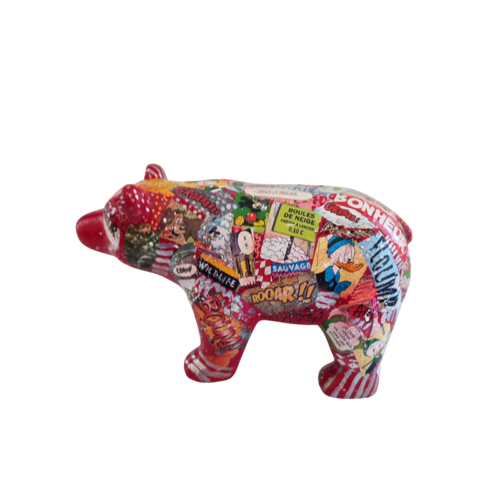 L'ours des neiges - sculpture ours pop art by ÂME SAUVAGE, Sculpture for Sale on Select