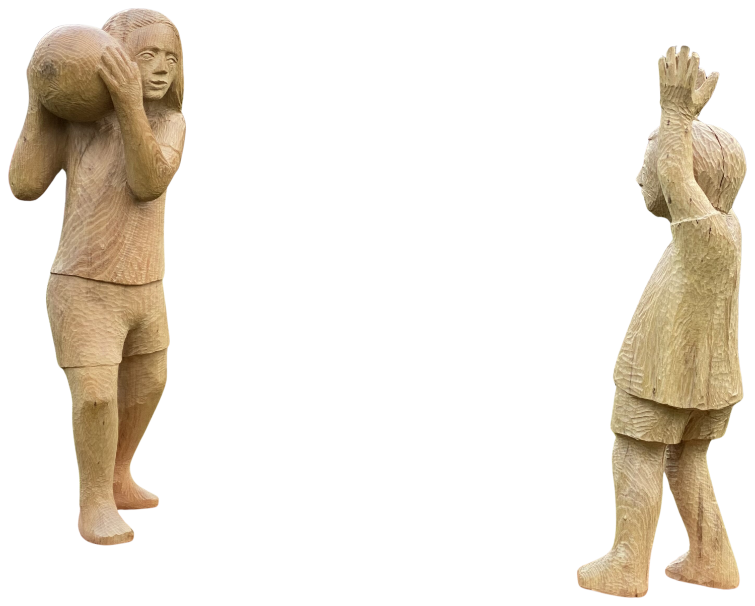 The girl caught the ball Ranulf Streuff Sculpture for sale