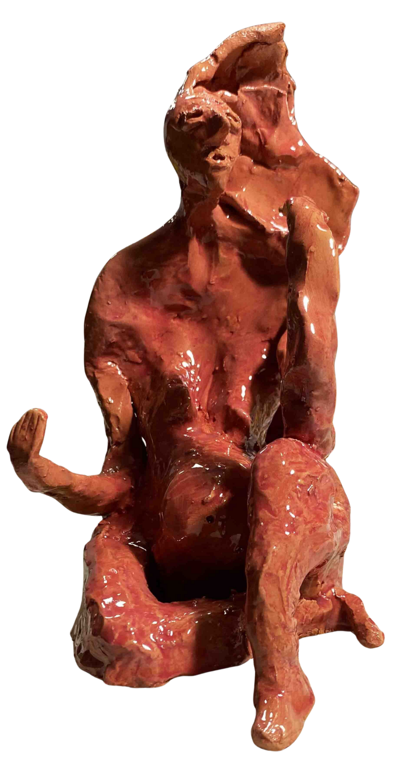 Spiritello curioso YŪREI Sculpture for sale