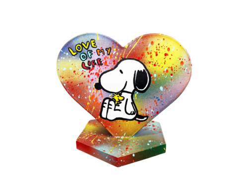 LOVE OF MY LIFE skulptur herz resinart popart by michael pfannschmidt, Sculpture for Sale on Select