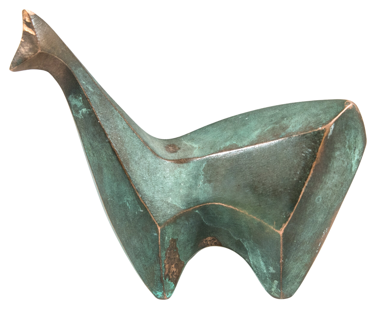 Medium Cubic Green Llama Two