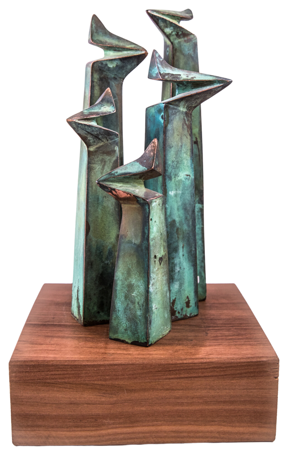 Cubic Llama Family Jesus Valencia Sculpture for sale