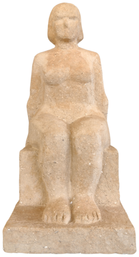 Seated female figure by Krasimir Mitov, Sculpture for Sale on Select