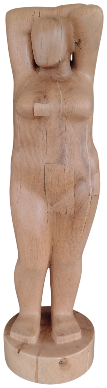 Straight fimale figure 2 Krasimir Mitov Sculpture for sale