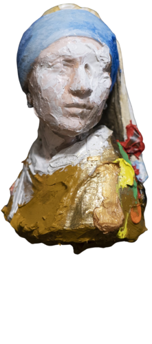 Girl With A Pearl Earring Sculpture by Tomoya Nakano, Sculpture for Sale on Select