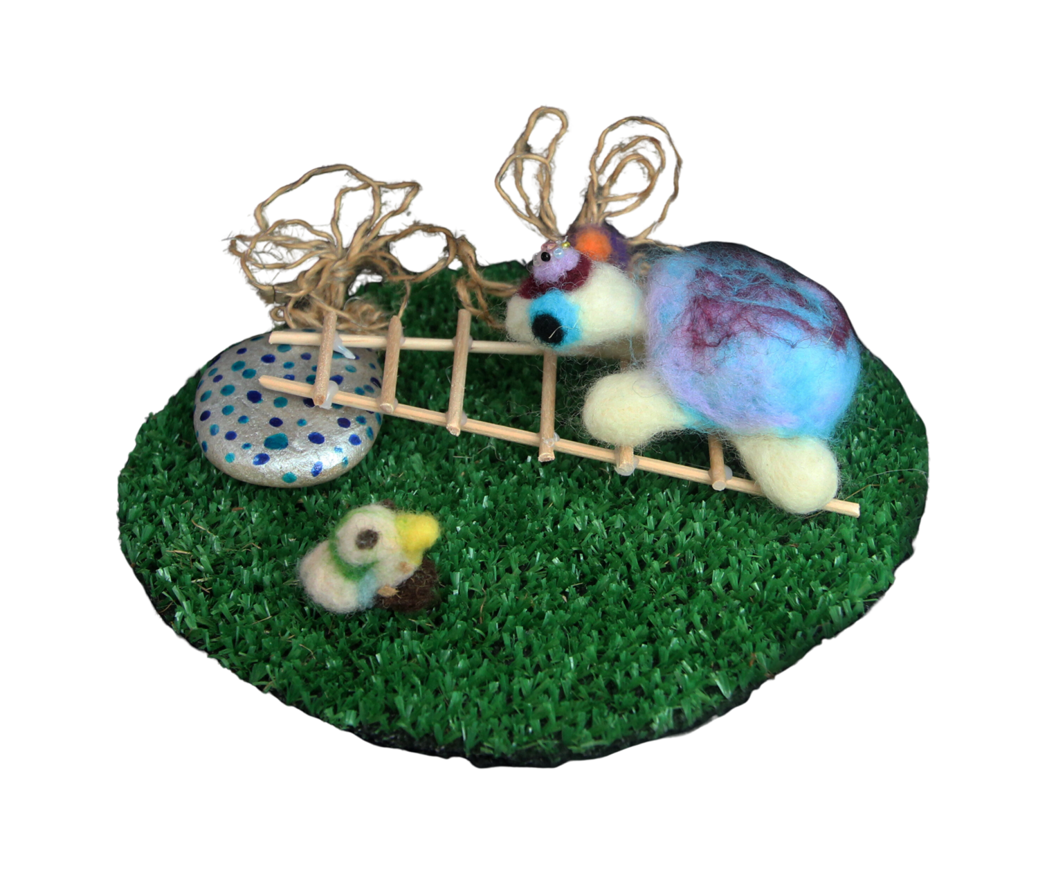 Scène de Tortue Valentine Carre Sculpture for sale