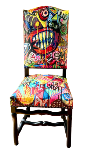 Chaise d'artiste Toto PISSACO by Gilles Pierre, Sculpture for Sale on Select