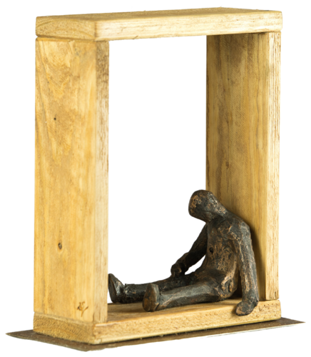 Kleine Pause by Leif-Erik Voss, Sculpture for Sale on Select