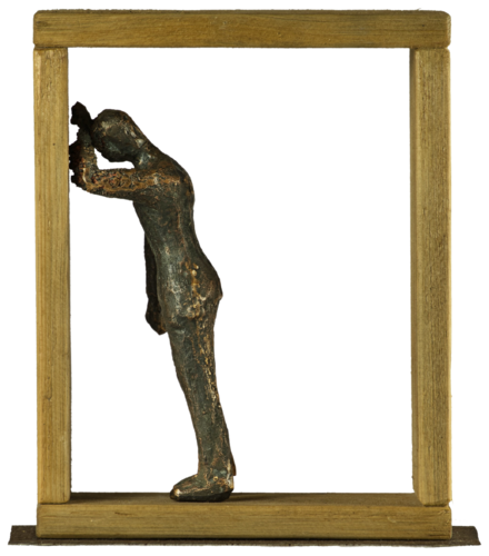 Gegen die Wand by Leif-Erik Voss, Sculpture for Sale on Select