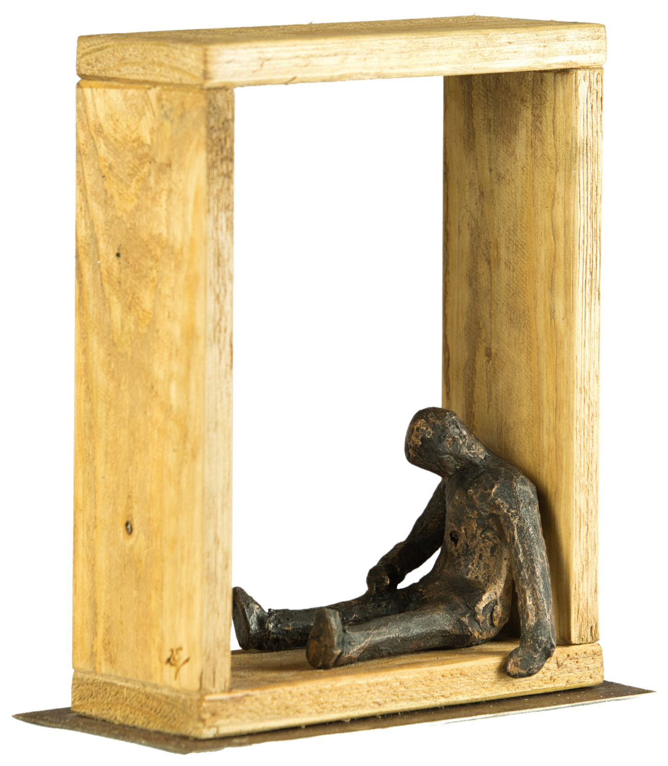 Kleine Pause Leif-Erik Voss Sculpture for sale