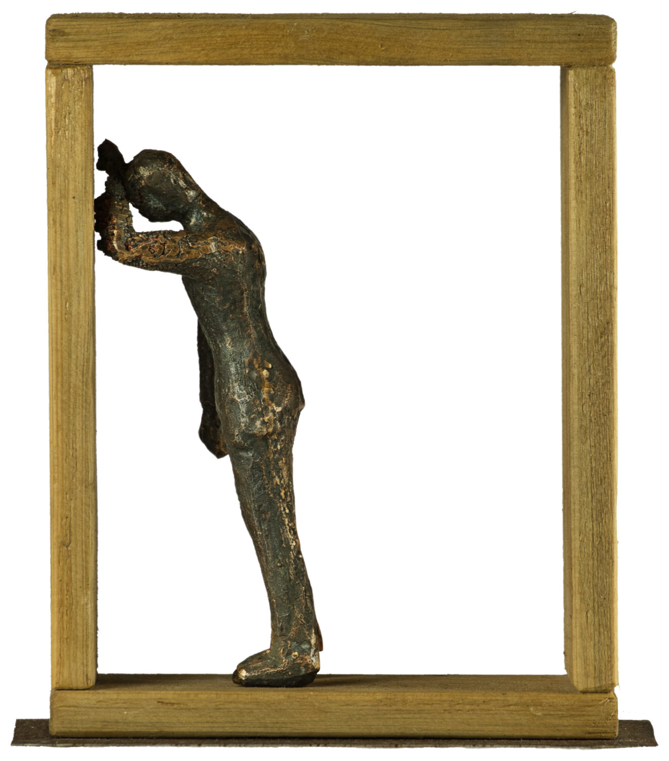 Gegen die Wand Leif-Erik Voss Sculpture for sale
