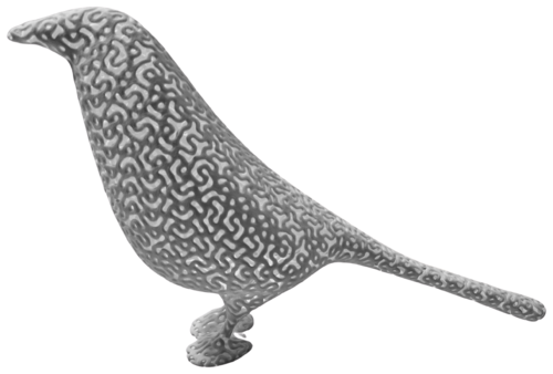 Bird with Pattern by Claudio Pincas Feldman, Sculpture for Sale on Select