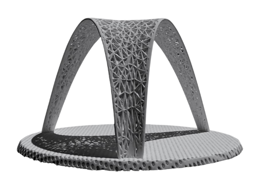 Boveda ( Estudio,Forma de Compresion) by Claudio Pincas Feldman, Sculpture for Sale on Select
