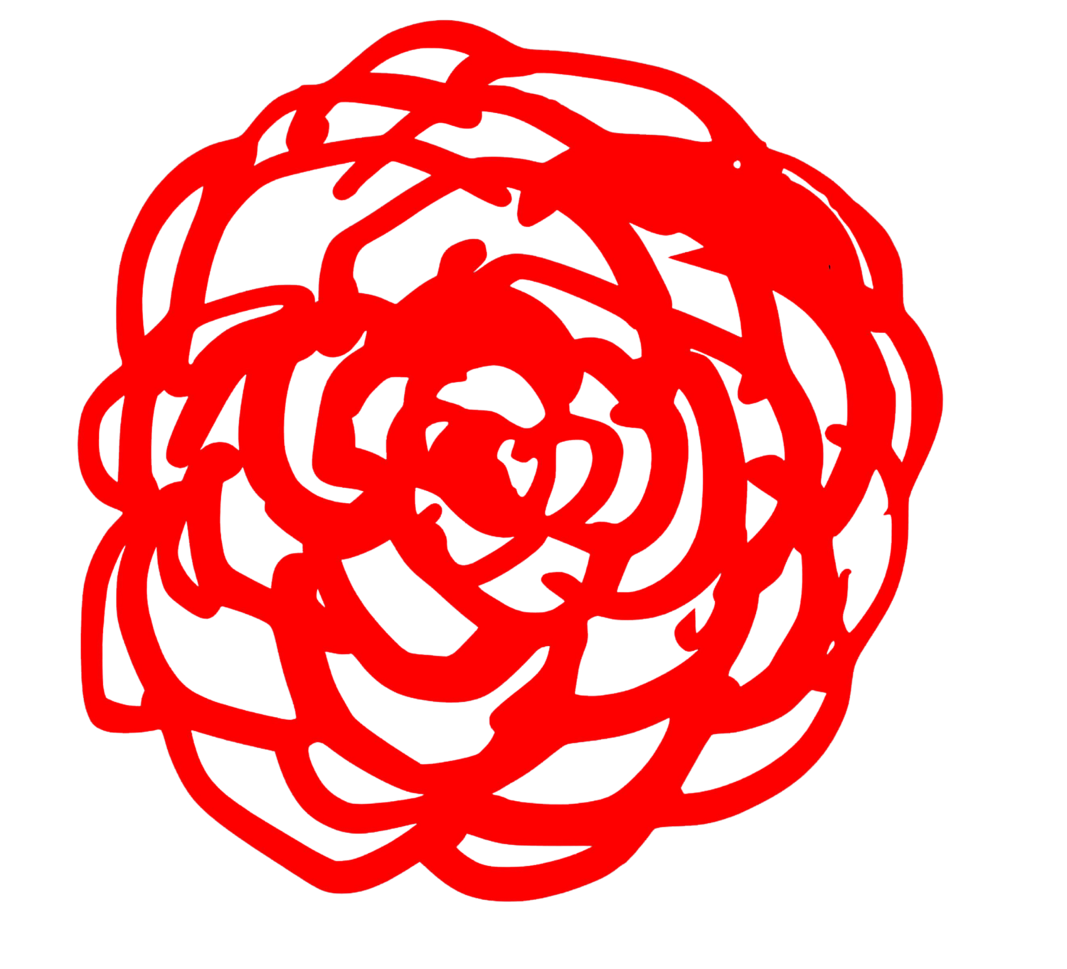 Rose Lasercut Claudio Pincas Feldman Sculpture for sale