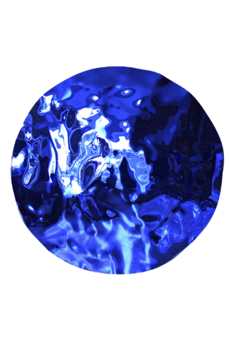 Water Effect in Blue by Anna Sidi-Yacoub, Sculpture for Sale on Select
