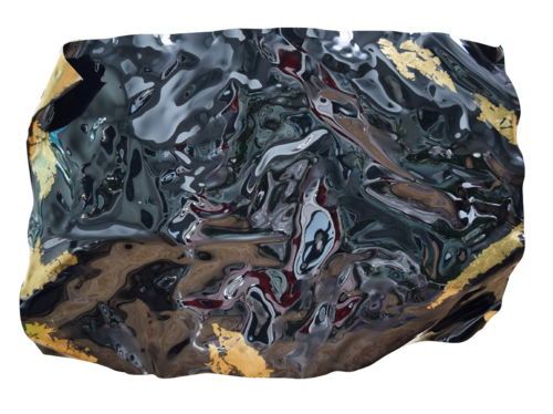 50 shades of Gray with Gold by Anna Sidi-Yacoub, Sculpture for Sale on Select