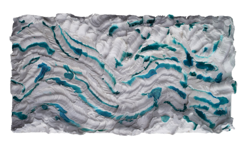 Snowy lakes by Anna Sidi-Yacoub, Sculpture for Sale on Select