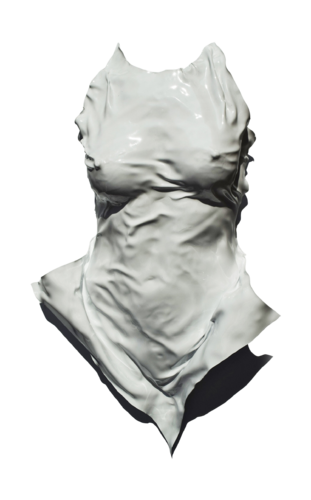 The White Corset by Anna Sidi-Yacoub, Sculpture for Sale on Select