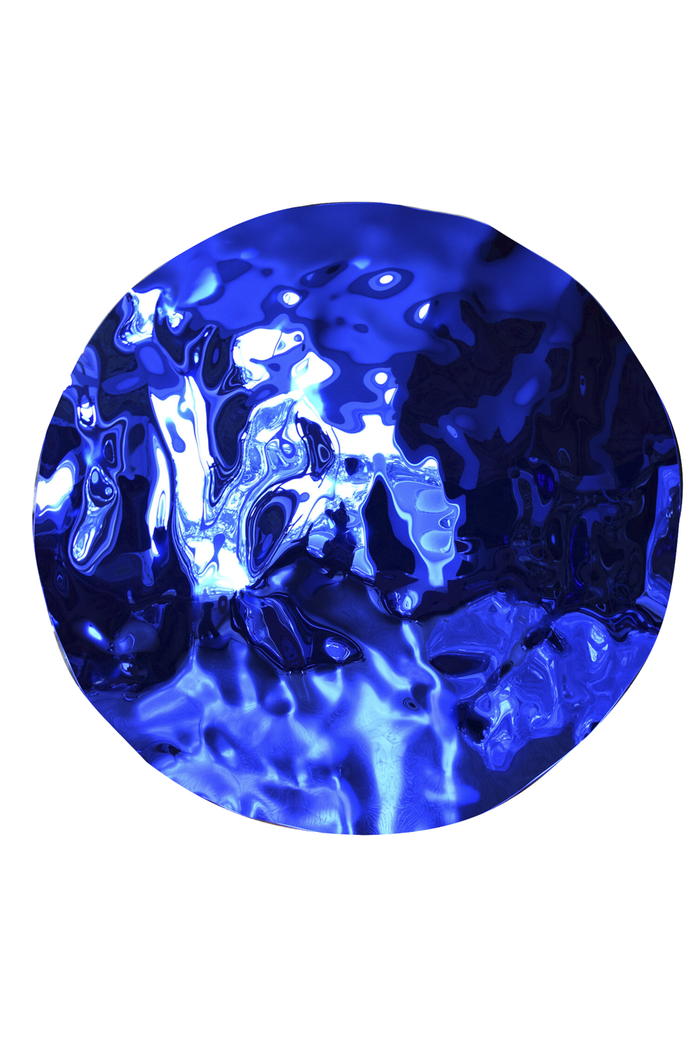 Water Effect in Blue Anna Sidi-Yacoub Sculpture for sale