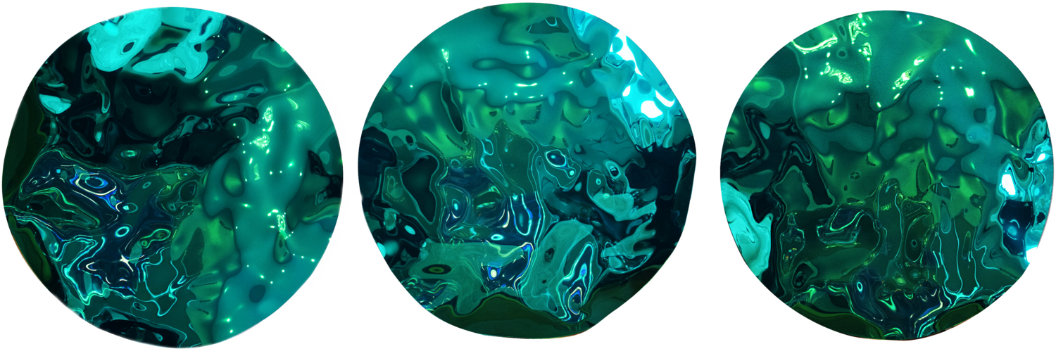 Flourishing Green Unique Sculptures Anna Sidi-Yacoub Sculpture for sale