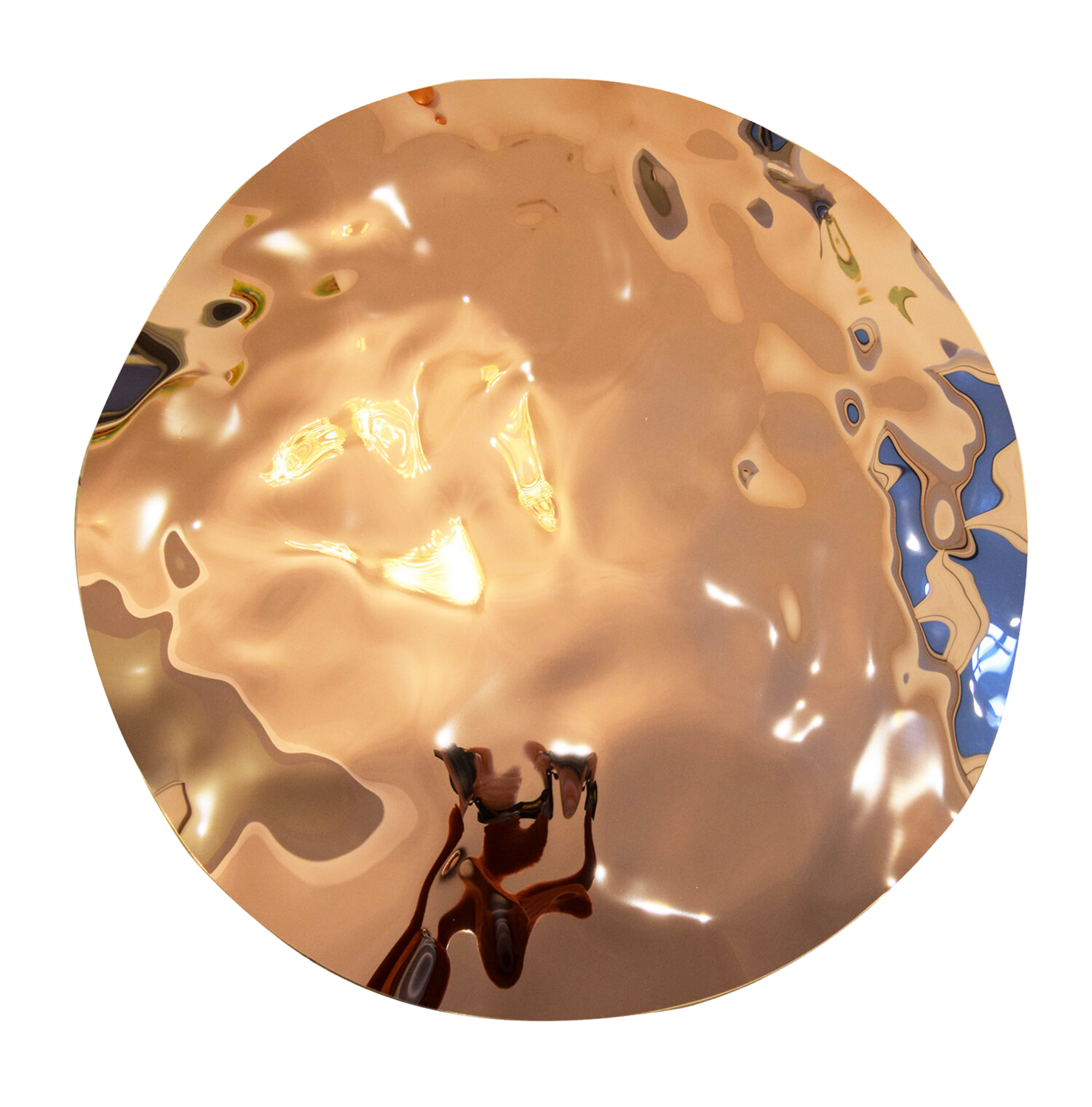 Water Effects in Rose Gold Anna Sidi-Yacoub Sculpture for sale