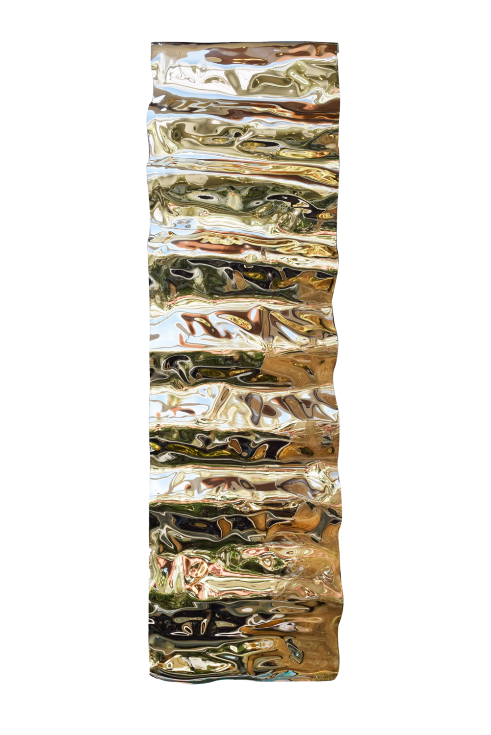 Waves in Gold Anna Sidi-Yacoub Sculpture for sale