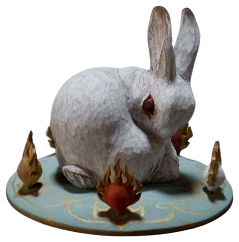 The Rabbit on the Moon by Ken Mogami, Sculpture for Sale on Select
