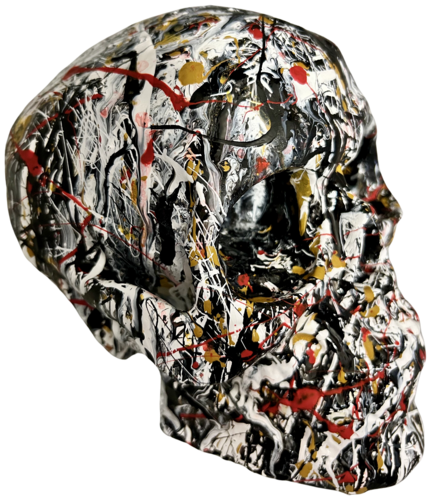 Il teschio di Pollock by Salvatore Petrucino, Sculpture for Sale on Select