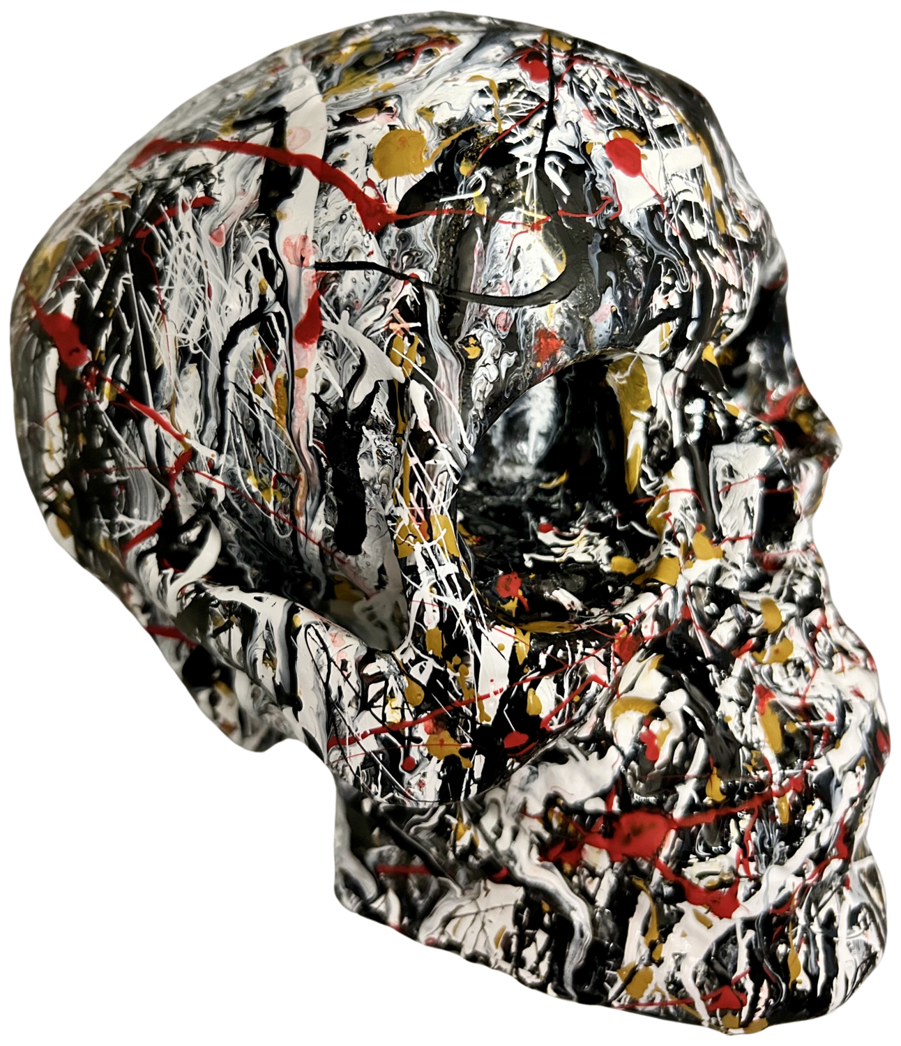 Il teschio di Pollock Salvatore Petrucino Sculpture for sale