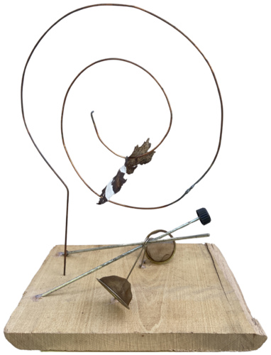 Skulptur zwei - Teespirale by Rainer Neundörfer, Sculpture for Sale on Select