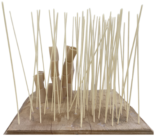 Skulptur drei - Nudelsalat by Rainer Neundörfer, Sculpture for Sale on Select