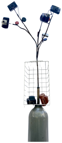 Skulptur dreizehn Fotobaum by Rainer Neundörfer, Sculpture for Sale on Select