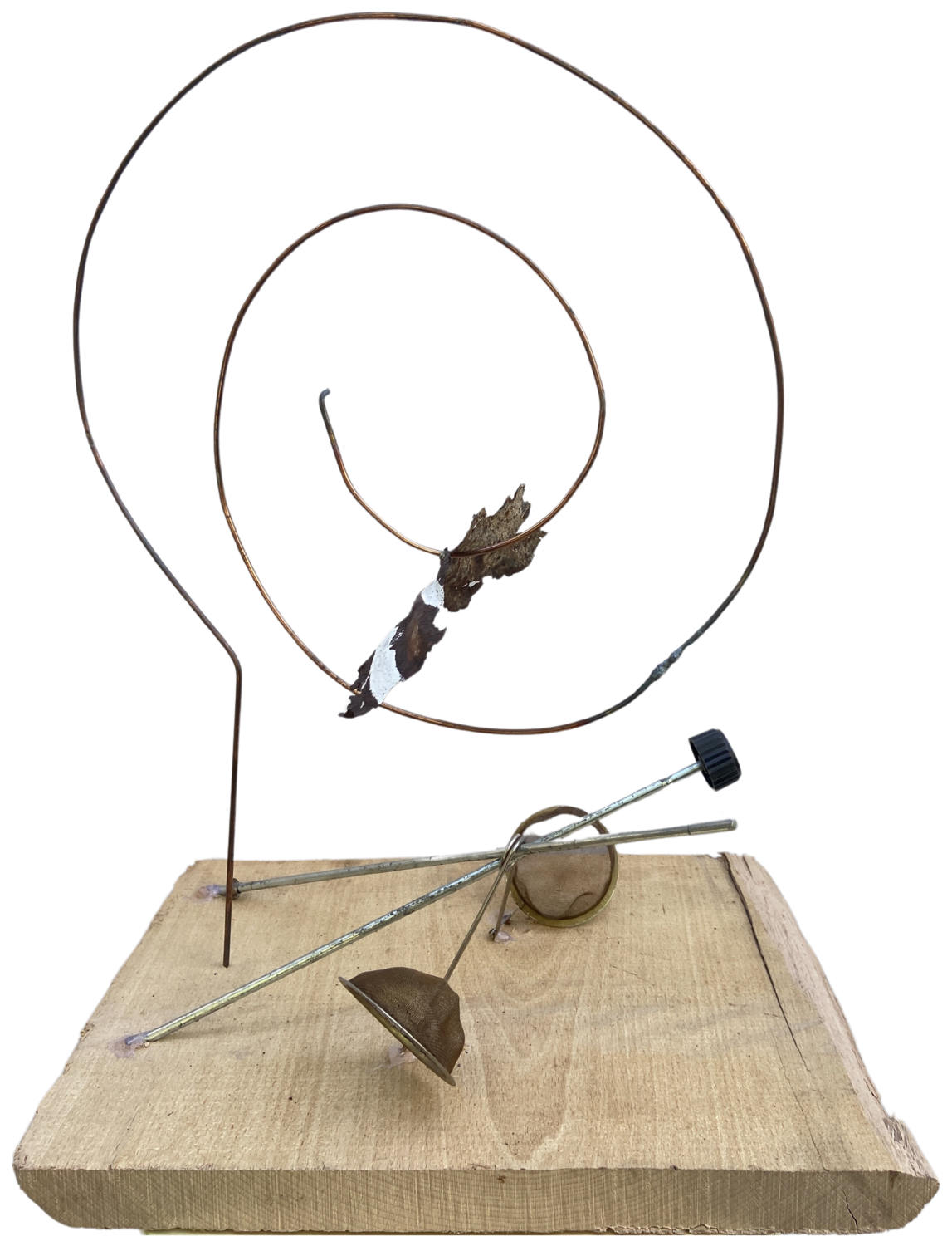 Skulptur zwei - Teespirale Rainer Neundörfer Sculpture for sale