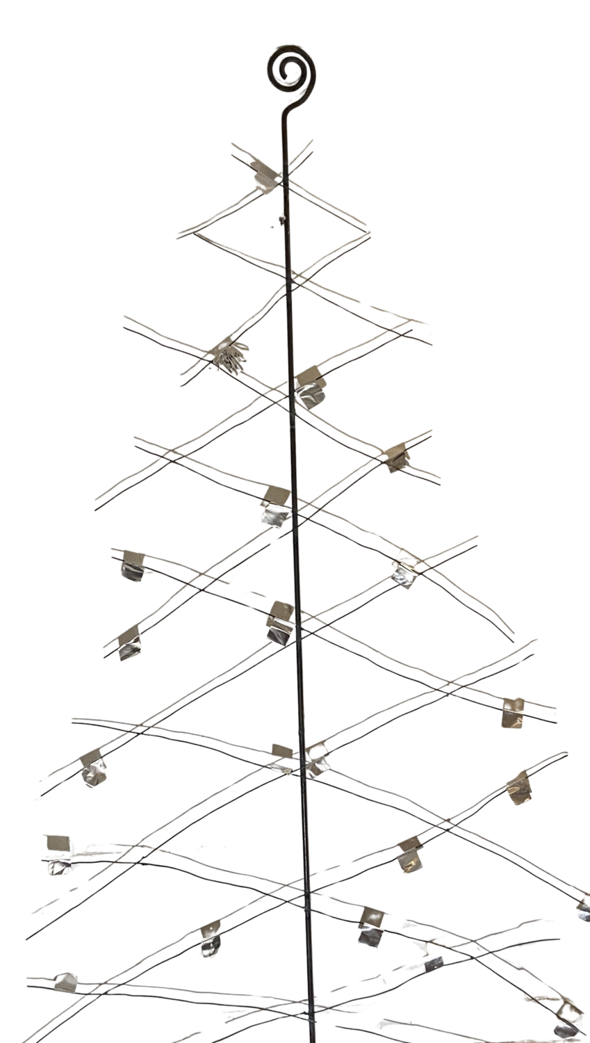 Weinnachtsdrahtbaum Rainer Neundörfer Sculpture for sale