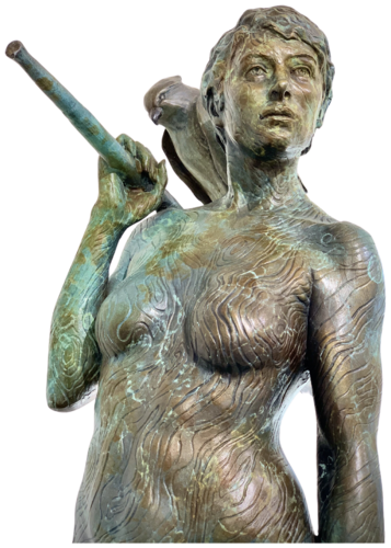 Oar and The Osprey by Inger Nova Jorgensen, Sculpture for Sale on Select
