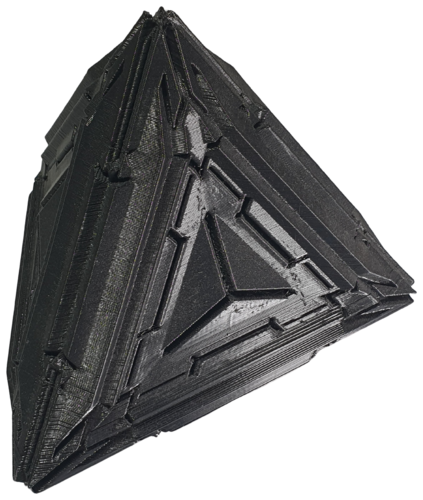 Black Tetrahedron by Christian Schwaller, Sculpture for Sale on Select