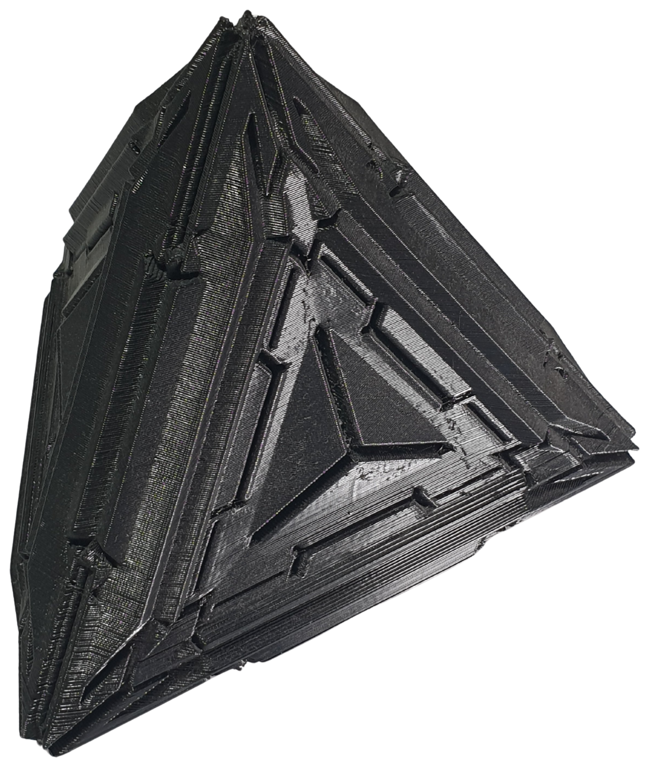 Black Tetrahedron Christian Schwaller Sculpture for sale