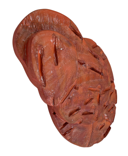 ORANGE AMORPHE FORMEN by René Düsel, Sculpture for Sale on Select