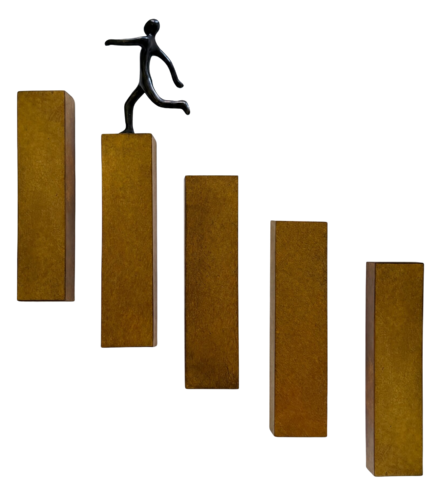 À la recherche du bonheur... 2.0 [BLOC JAUNE MOUTARDE] by Olivier Messas, Sculpture for Sale on Select