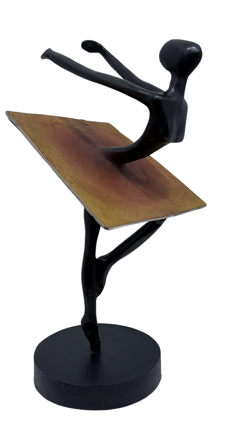 ISADORA 5/8 "version orange" (BALLERINES 2020) Olivier Messas Sculpture for sale