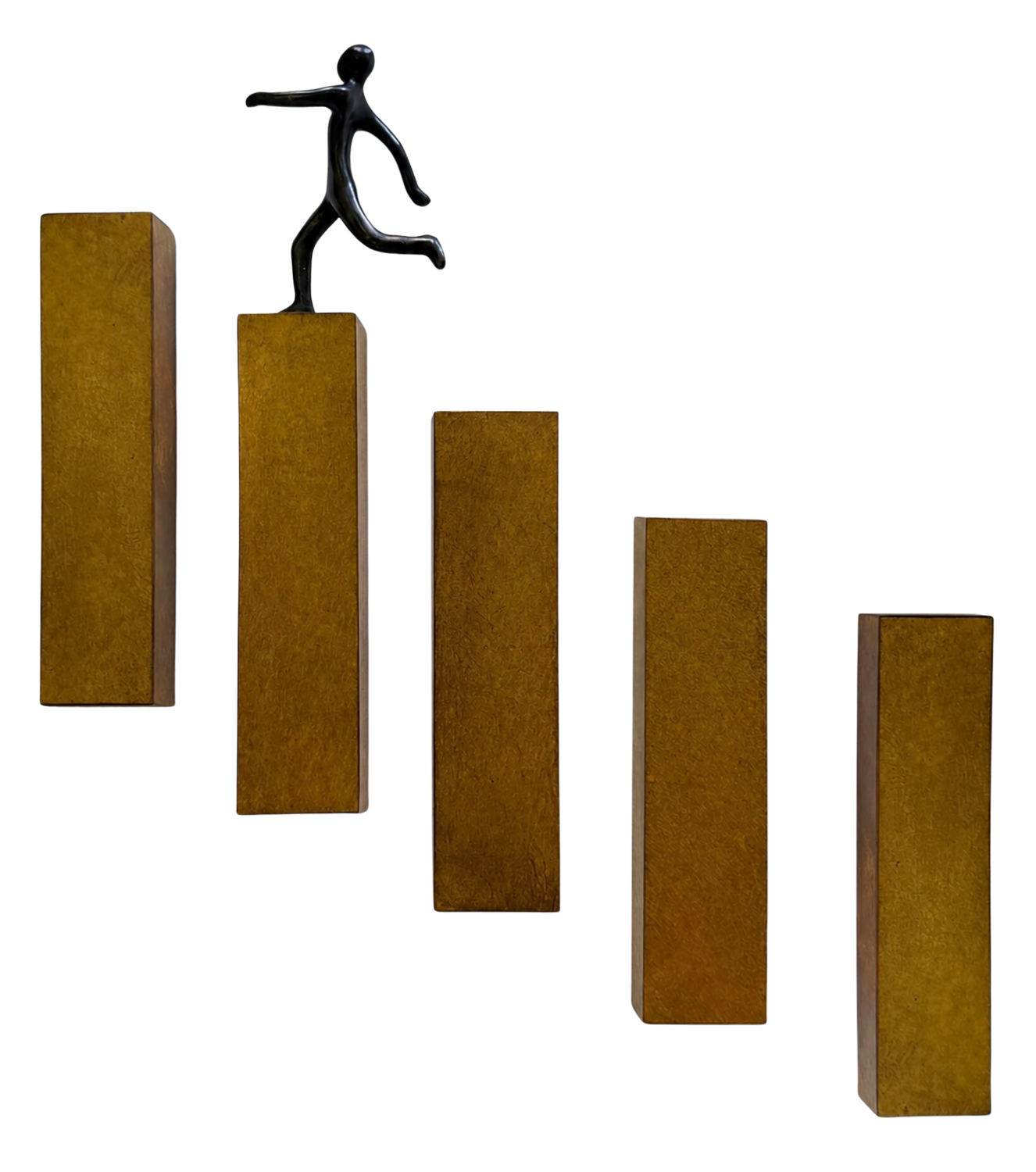 À la recherche du bonheur... 2.0 [BLOC JAUNE MOUTARDE] Olivier Messas Sculpture for sale
