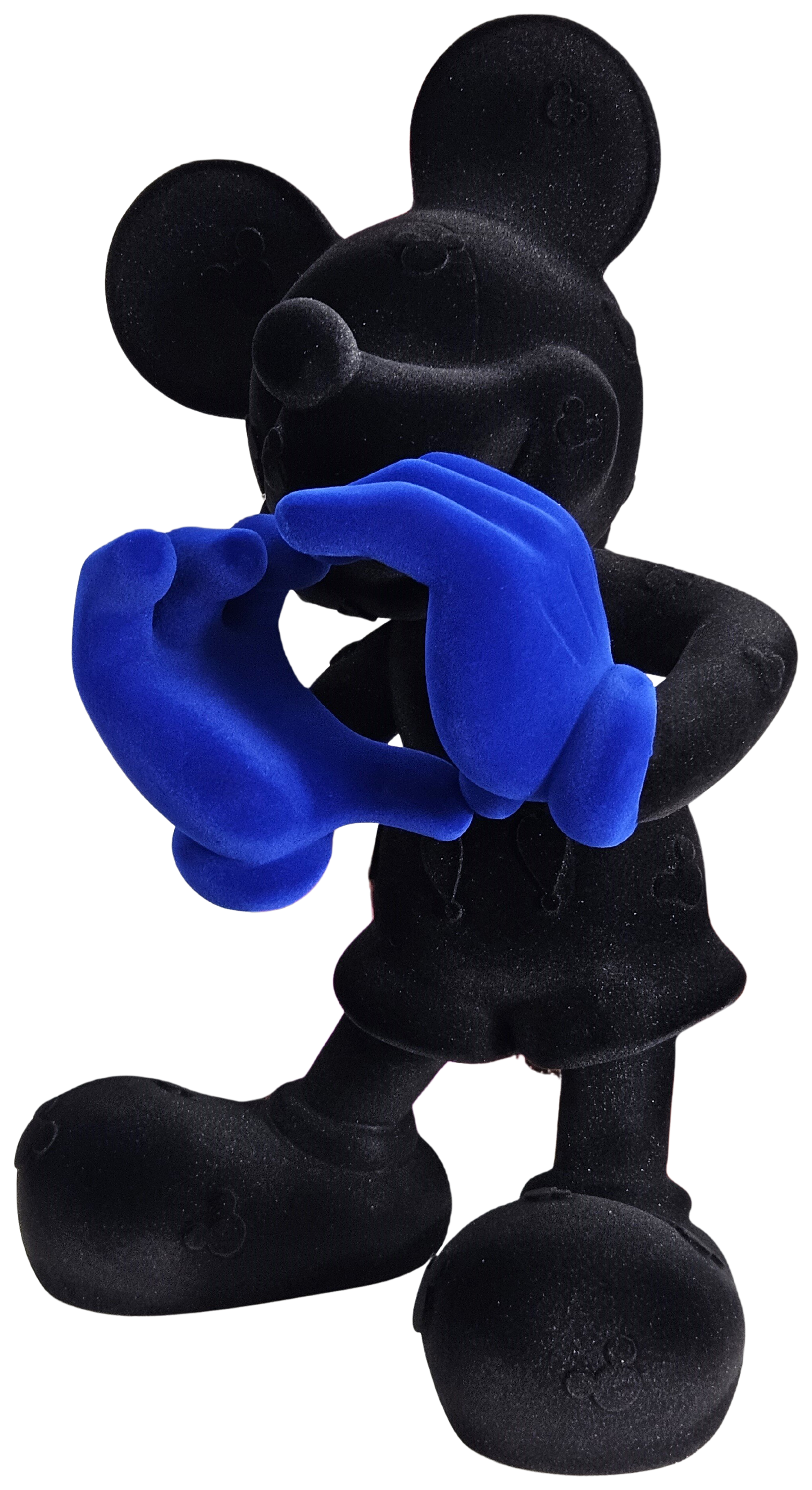 Mickey love - deep black color - resin sculpture - Limited edition