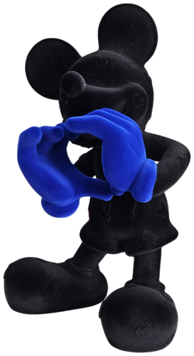 Mickey love - deep black color - resin sculpture - Limited edition by Patryk Konrad Patora, Sculpture for Sale on Select