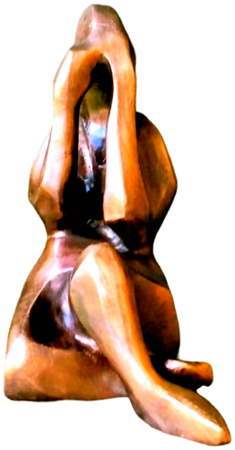 “Perdita” bronzo 1/8 base in granito nero. by Gladys Sica, Sculpture for Sale on Select
